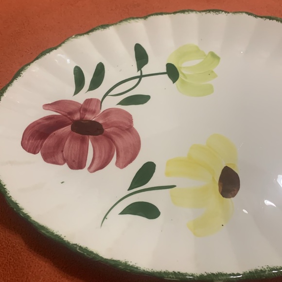 RARE.. Lovely Linda 13 1/2 in Blue Ridge Pottery Platter - Picture 2 of 4